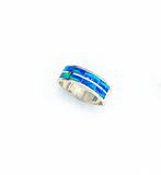 LR136-2R - Blue Opal Ring