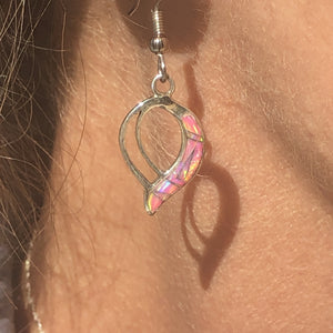 702ER Pink Opal Earrings
