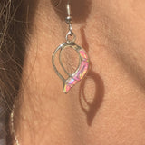 702SET - Pink Opal Pendant and Earrings Set