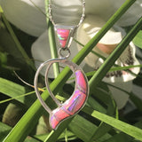 702ER Pink Opal Earrings