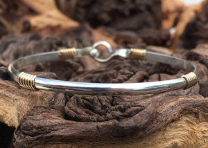 Bangle #1 - THE SILVER AND GOLD STACKER BRACELET