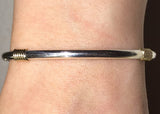 Bangle #1 - THE SILVER AND GOLD STACKER BRACELET