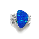 LR775 - Blue Opal Ring