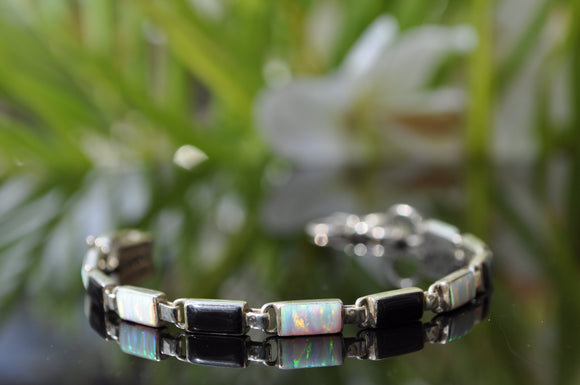 Natural Colorful Black Opal Bracelet Female Crystals - CJdropshipping